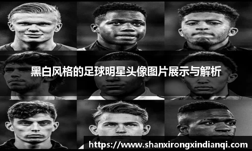 黑白风格的足球明星头像图片展示与解析